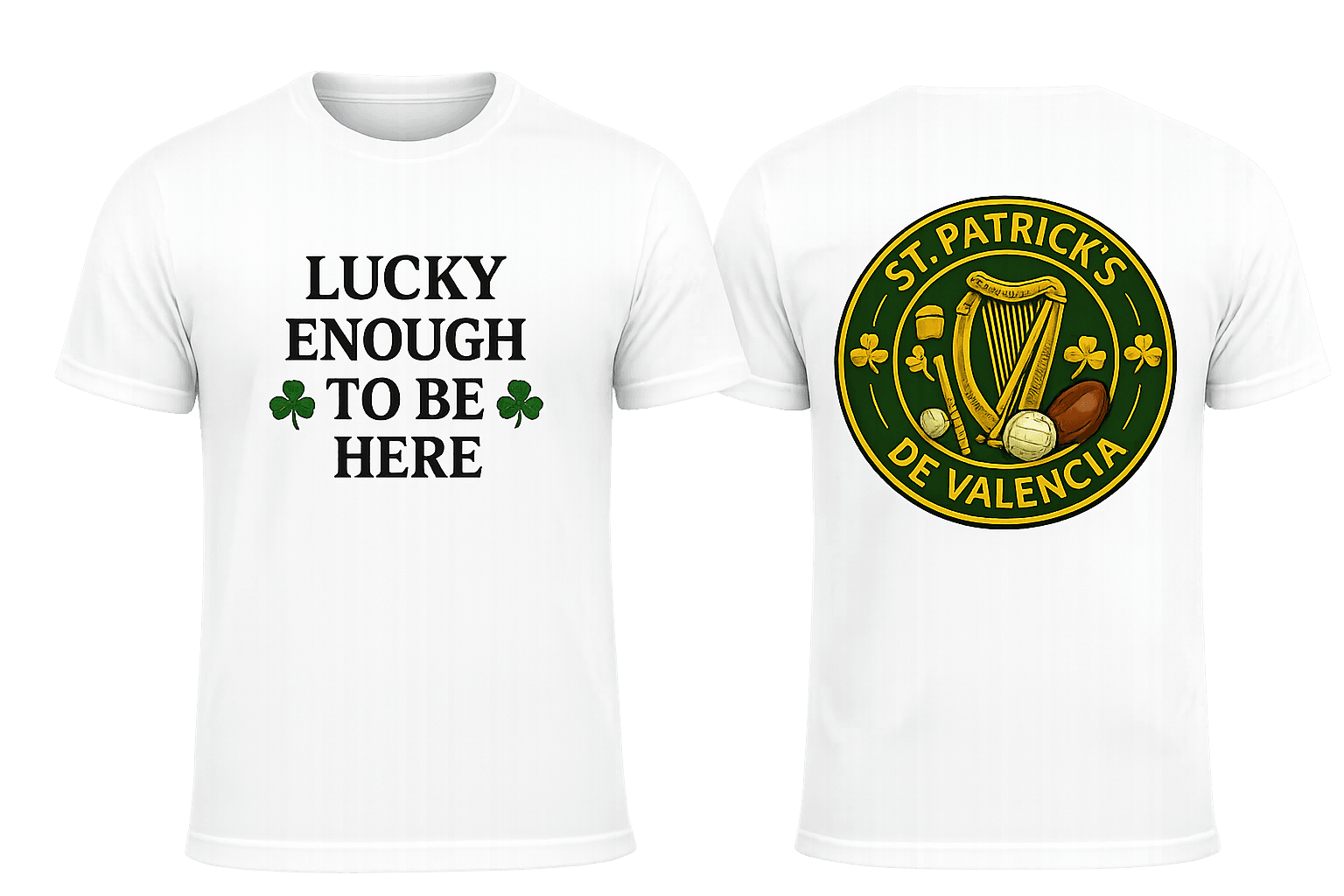 Lucky Enough White T-Shirt